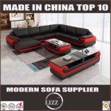 Simple European Style Comfortable Leather Sofa