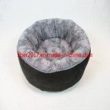 2018 Customized Super Soft Luxury Round Donut Cat Sleeping Pet Products High Quality Cheap Dog Bed