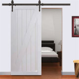Interior Solid Wood Sliding Barn Door /American Style Solid Oak Door/Wood Sliding Door System