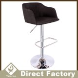 Simple Style Fabric Bar Stool with Footrest