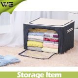 Fabric Decorative Clothes Collapsible Storage Box for Bedroom