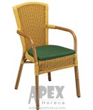 Rattan Chair Dining Chair All Weather Chair Cafe Furniture (AS1097BR)