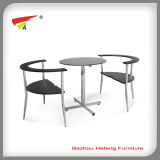 MDF Seat Glass Dining Table (DT060)