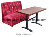 Restaurant Single Side Fabric Sofa Booth (FOH-XM33-295)