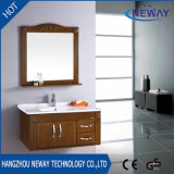 High Quality Wall Wooden Bathroom Cabinet with Mirror
