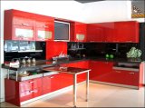 Glossy Customized Wood Acrylic Kitchen Cabinets for Hotel Furniture (Acrylic for cabinet doors)
