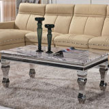 Wholesale Morden Metal Coffee Table with Marble Top