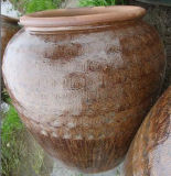 Chinese Antique Porcelain Brown Pot