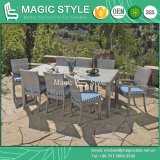Big Size Wicker Dining Set Outdoor Dining Chair Hotel Project (Magic Style)