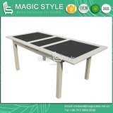Outdoor Dining Table with Auto-Extension System (195/255) Functional Rattan Dining Table (Magic Style)