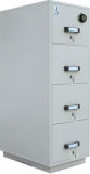 Fire Resistant Filling Cabinet, Metal Filing Cabinet, 4 Drawer Safe Storage Cabinet