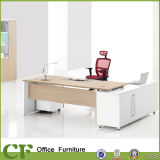 Light Color Melamine Wood Executive Office Desk Design