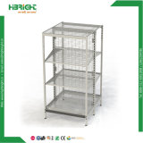 Stainless Steel Display Rack Stand and Department Shelf Gondola for General Hardware Store