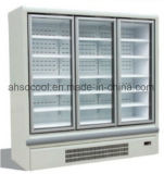Integral Multideck Refrigerated Cabinet with Glass Door & Vertical LED Lighting