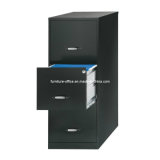 4 Drawer Black Metal Filing Storage Cabinet (T2-LC04)