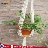 Cotton Make Nature Color Macrame Hanger Table with Tassles