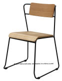 Modern Metal Furniture Wooden Side Restaurant Chair