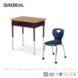 Orizeal School Furniture 2017 New Product High Quality School Desk and Chair Set