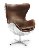 Aviator Egg Chair, Aluminum Back Egg Chair, Classic Office Chair Yh-180
