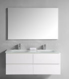 Double Basin Bathroom Cabinet with Soft Closing
