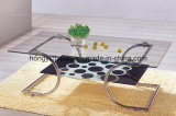 Square Glass Tea Table for Home Using