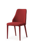 Dining Side Chair Fabric with Sleek Morder Design