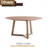 Home Furniture Round Solid Wood Dining Table