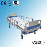 Moveable 2 Cranks Manual Adjustable Hospital Medical Bed (B-9)