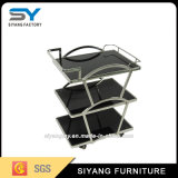 2017 Hot Three Layer Stainless Steel Dining Trolley