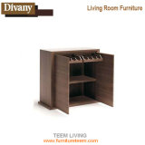Fancy Design Modern Wooden Coffee Table/Wine Cabinet with a Shelf