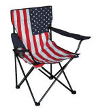 USA Flag Printing Pattern Beach Chair