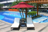 Outdoor Rattan Furniture Resort Sun Lounge Beach Lounge Chairs (LL-RST007)