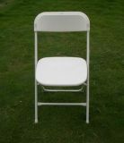 Plastic Folding Chair with Steel Frame