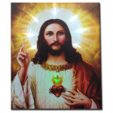 Wholesale 2016 Latest LED Light Oil Paintings on Canvas Jesus, Decoration Painting
