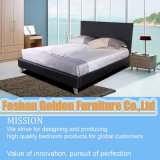 PU Leather Bed with Non-Woven Fabric