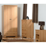 Wooden Bedroom Furniture Set with Wardrobe Dresser (BD12)