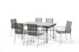 Outdoor Garden Chairs with Stainless Steel Frame