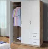 Wardrobe with 3 Doors and 2 Drawers