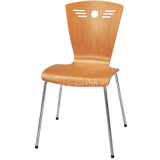 Stackable Cafe Furniture Modern Bent Plywood Chairs (WD-06008)