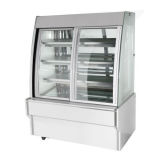 Front-Opening Sliding Door Auto Defrost Commercial Cake Freezer Showcase Cabinet with LED Light