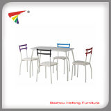 Lova Modern MDF Top Dining Table with Chairs (DT032)