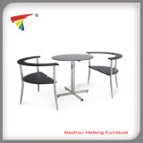 2017 Popular Cafe Style Table with MDF Chairs (DT060)