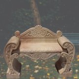 Natural Marble Bench for Garden Decoration T-5824