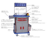 Hospital and Medical ABS Multifunction Anaesthetic Trolley Slv-75001b