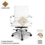 White Leather Aviator Office Designer Chairs (GV-OC-L305)