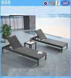 Cheap Outdoor Furniture PE Rattan Sun Lounger