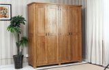 Solid Oak Wood Wardrobe with High Quality (M-X1078)