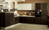 New Design Wood PVC Lacquer Kitchen Cabinet Made in China (zc-023)