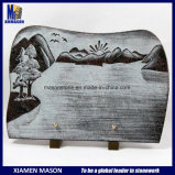 European Funeral Granite Custom Plaque for Decoration