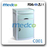 Multifunction Medical Bed Side Locker, Hospital ABS Bed Side Cabinet